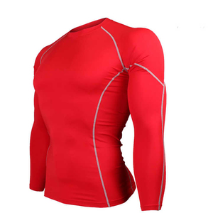 Men’s <b>Athletic</b> Compression Shirt Stretch Performance Workout Top for Gym Fitness Running Training Sports MMA Basketball Football - Product Image 6
