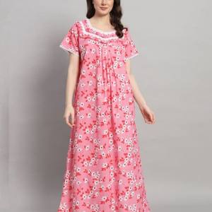 Chemise de nuit en rayonne à imprimé floral, légère, à fines bretelles, pour l'été, vêtement de nuit et d'intérieur tendance pour femmes, vente en gros - Product Image 1