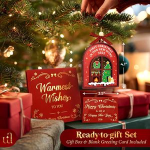 Nuova Decorazione Natalizia 2025: Prima Pallina di Natale e Ornamento per Albero - Product Image 2