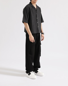 Custom Casual Oversize Men's <b>Shirt</b> Light Weight Denim Short <b>Shirts</b> Washed <b>Summer</b> <b>Shirts</b> for Men New Style Eco-Friendly - Product Image 3