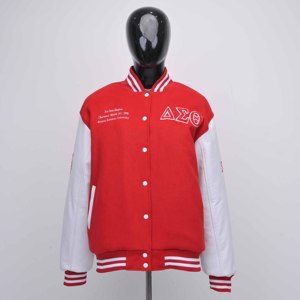 แจ็คเก็ตวาร์ซิตี้ผู้ชายสไตล์เท่ห์สำหรับฤดูหนาว ระบายอากาศได้ดี ผลิตจากผ้าขนสัตว์ 100%  รับสั่งทำสีตามต้องการสำหรับวัยรุ่น - Product Image 1