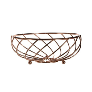 Corbeille à fruits moderne en fil doré, bol à fruits de luxe en métal, organisateur de comptoir en fer forgé, corbeille à fruits décorative pour table - Product Image 5
