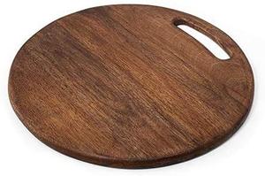 Nouvelle arrivée, plaque à pizza ronde en bois naturel pour restaurants et hôtels personnalisés, plateau de service à pizza en bois à vendre - Product Image 4