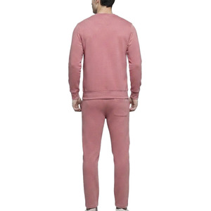 Mens Crew Neck Tracksuit High Quality Activewear Jogging Suit <b>Set</b> Mens Crew Neck Tracksuit Fashion Sports Outfit Cotton Fabric - Product Image 2