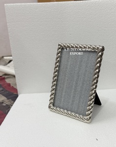 Matte <b>Black</b> Metal Twisted Rope Picture <b>Frame</b> Modern Industrial Style Photo <b>Frame</b> Decorative Tabletop Portrait <b>Frame</b> for Decor - Product Image 4