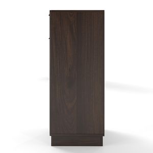 Mobiletto per rifiuti da 10 galloni con finitura effetto legno e cassetto a scomparsa con texture ondulata - Product Image 6