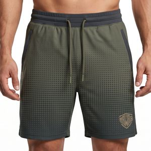 Shorts de bain pour hommes à motif à pois, séchage rapide, avec cordon de serrage, style sportif, avec poches, taille mi-haute, de haute qualité - Product Image 1