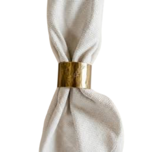 Lot de 4 Anneaux de Serviette Faits Main en Nacre, Élégants, en Métal et Nacre Incrustée, Accessoires de Table pour la Maison et les Événements – En Promotion - Product Image 5