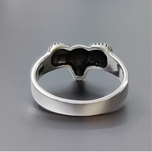 Handcrafted Animal Pattern 925 Sterling Silver <b>Plain</b> <b>Ring</b> Unique Artisan Craft Jewelry Daily & Occasion Wear - Product Image 4