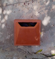 Briques creuses en terre cuite de 20x20x60 mm, utilisées pour la construction de murs, le revêtement, fabrication indienne