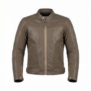 Chaqueta de Motociclista de Cuero Genuino para Hombre de la Mejor Calidad, Nueva Colección de Invierno, Chaquetas de Motocicleta con Protecciones Desmontables Personalizadas - Product Image 1