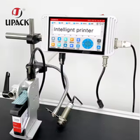 Máquina Codificadora Portátil de Inyección de Tinta Eléctrica con Pantalla Táctil de 8 Pulgadas, Impresora de Inyección de Tinta Continua TIJ para Codificación en Madera, Láminas y Bolsas