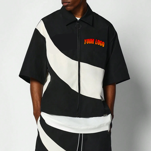 Chaqueta y Pantalones Deportivos de Nailon Personalizados para Hombre, con Detalles Reflectantes 3M, Cortavientos, Traje Deportivo - Product Image 2