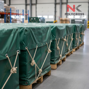 Lámina de PVC Resistente para Cubrir Carga, 100% Impermeable, para Logística y Transporte - Product Image 4
