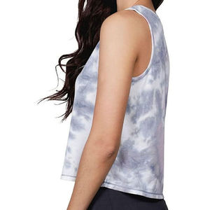 Top Corto Personalizado OEM con Estampado Tie Dye de Animales, Estilo Urbano para Mujer, Acanalado, Sexy, Sin Mangas, Impresión por Transferencia de Calor - Product Image 2