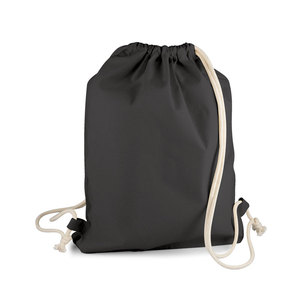 150 GSM 100% Cotton <b>Canvas</b> Black Custom Cinch Outdoor Travel Draw String Sport Gym Sack <b>Drawstring</b> Backpack <b>Bag</b> - Product Image 3
