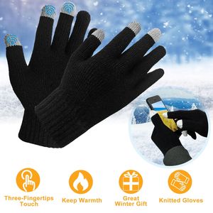 Guanti Invernali Unisex a Dita Intere con Tecnologia Touchscreen per Corsa, Ciclismo, Campeggio ed Escursionismo - Product Image 1