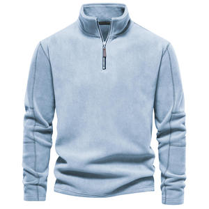 Sudadera Moderna para Hombre con Cierre de Cremallera, Felpa de Algodón Premium, Corte Regular, Proveedor Mayorista de Fábrica OEM, EE. UU. y Europa - Product Image 3