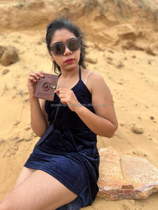 สมุดบันทึกการเดินทางแบบมีกระดุมหนังแท้ใหม่พร้อมหินมีค่าแบบวินเทจแบบดั้งเดิมสไตล์โบโฮ - Product Image 4