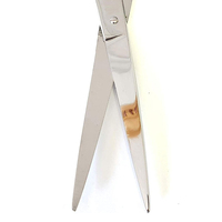 Tijeras Profesionales de Peluquería de Acero Inoxidable de 6 Pulgadas, Plegables, Ligeras, para Diestros, con Hoja Recta Afilada para Entresacar