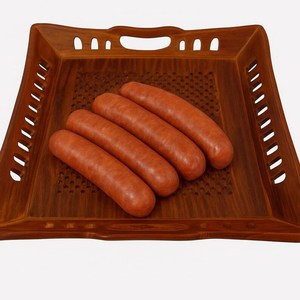 ถาดเสิร์ฟไม้ทำมือฝังลายดอกไม้ ของตกแต่งครัวสำหรับตกแต่งบ้าน - Product Image 3