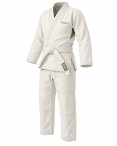 Kimono de judo Force 2 Win pour homme, noir, en coton, uniforme d'arts martiaux, séchage rapide, coutures invisibles, durable, coupe classique, taille adulte, pas cher - Product Image 4