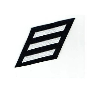 Parche Táctico de Rango Chevron para Uniforme, Parche Termoadhesivo para Ropa, Parches Bordados Personalizados - Product Image 2