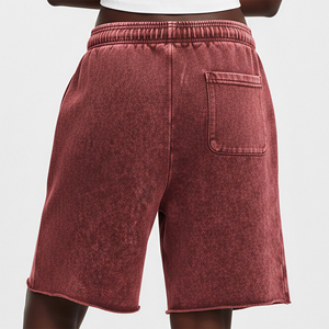 Shorts pour femmes OEMODM personnalisés en Spandex/Polyester, haute qualité, séchage rapide, anti-plis, respirants, taille élastique vintage, été - Product Image 3