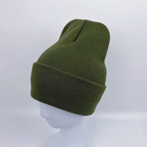 Bonnets en polyester/coton tricotés, doublés de satin, écologiques, respirants, légers, unisexes, grandes tailles, avec logo personnalisé - Product Image 1