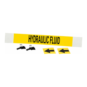 Marqueur de tuyau hydraulique flexible haute performance Brady pour l'identification des lignes industrielles - Product Image 2