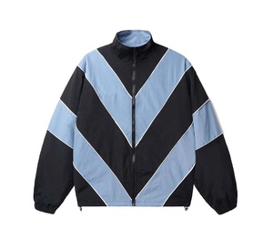 2026 Custom Vintage Windbreaker <b>Tracksuit</b> <b>Retro</b> Zipper Lightweight Men's Jogging Set Breathable Polyester Suit - Product Image 1