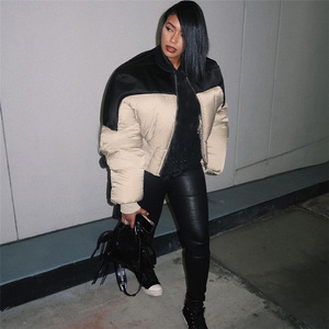 Magnifiques vestes matelassées à capuche pour hommes, mode hiver, effet bulle brillant, imperméables, coton écologique, capuche amovible, personnalisables - Product Image 5