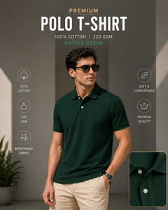 Polo pour homme de haute qualité, 220 GSM, coton, logo personnalisé, fabricant en gros, qualité d'exportation - Product Image 4