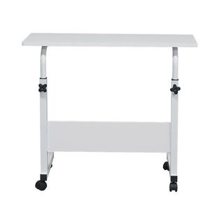 Tavolino Laterale Bianco con Pannello in Truciolato P2 15MM Rimovibile e Deflettore in Acciaio - Product Image 5