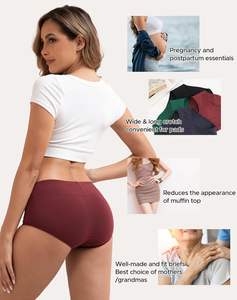 กางเกงในเอวสูงสำหรับผู้หญิงปี 2026 ผ้าฝ้ายนุ่ม ยืดหยุ่น ระบายอากาศได้ดี รองรับอย่างอ่อนโยน กระชับพอดีตัว ปกปิดเต็มที่ ใส่ได้ทุกวัน - Product Image 6