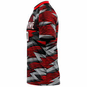 Camiseta de fútbol de color personalizado 100% poliéster para hombre, camiseta de manga corta de alta calidad, camiseta de fútbol más vendida - Product Image 5
