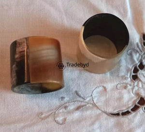 Anneau de serviette élégant en corne, style campagnard, écologique, fait main, décoration de table de luxe pour cadeaux Tradebyd - Product Image 4