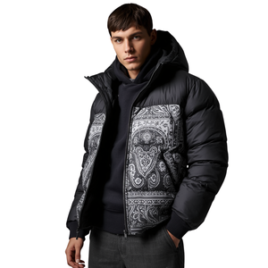 Chaqueta Impermeable para Hombre TACHTICAL STANDARD con Estampado Clásico a Cuadros, Chaqueta de Invierno con Capucha Desmontable, Abrigo Urbano - Product Image 3