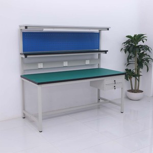 Industrial ESD Cleanroom Use Workbench Steel Frame Anti Static <b>Worktable</b> with Tool Cabinet and Drawers - Product Image 1