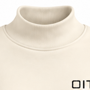 Custom <b>Women</b> Turtleneck Sweatshirt <b>Long</b> Sleeve Pullover Loose Fit Casual Fleece High Neck Winter Streetwear Fashion <b>Jumper</b> Top - Product Image 3