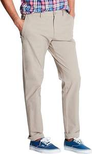 Nouveau pantalon habillé slim à rayures pour homme – Formel, décontracté, de bureau – Coupe ajustée, design élégant en tissu – OEM ODM - Product Image 1
