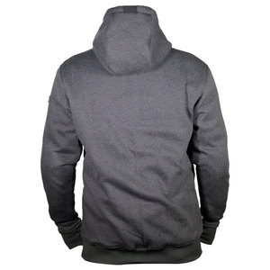 Sudadera con capucha y cremallera para hombre, color gris oscuro, corte regular, algodón French Terry, estilo casual para otoño, fabricante de ropa personalizada para hombre - Product Image 6