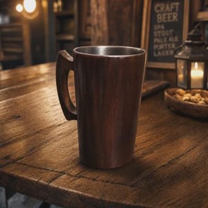 Handmade Natural Wooden Mug Eco Friendly Drinking Cup - Product Image 6
