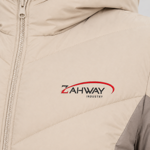 Premium Quality <b>Women</b> Puffer <b>Jacket</b> Warm <b>Lightweight</b> Quilted Winter Coat Custom Logo Full Zipper Hooded Casual Puffer <b>Jacket</b> - Product Image 6