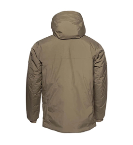 Windproof Hooded Men's Warm Windbreaker Jacket with Zipper Front Logo Standard Thickness Winter - Product Image 3