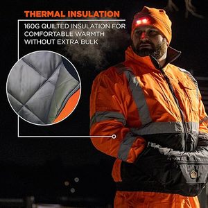 Chaleco de Seguridad Reflectante Impermeable ANSI Clase 3 EN ISO 20471 Clase 2 en Mezcla de Algodón - Product Image 5