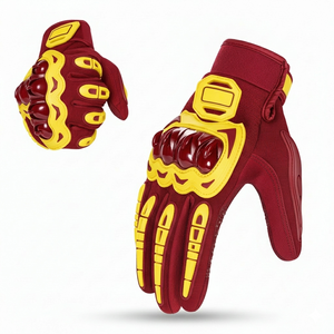 Gants en cuir pour moto d'aventure hivernale, imperméables, thermiques, équipement de motard, compatibles écran tactile, marché de gros USA Europe 2026 - Product Image 6