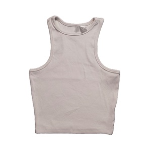 Débardeur d'été pour femme grande taille BD Supplier, couleur unie, coupe classique, design personnalisé, tricoté, 100 % coton, tendance - Product Image 1