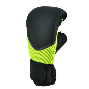 Custom Genuine Cowhide Leather Boxing Bag Gloves <b>Foam</b> <b>Padded</b> Knuckle Guard OEM Brand Logo Wholesale Factory - Product Image 2