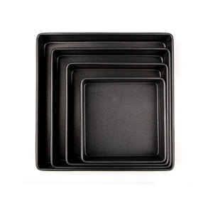 Non-Stick Square Cake <b>Pan</b> No1 13.5cm Cold Rolled Steel PTFE Coating Oven Safe Dishwasher Safe Mini Baking Korea Made - Product Image 4